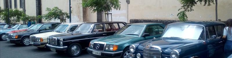 El Club Mercedes-Benz Veteranos de Canarias organiza una exposición en La Laguna 