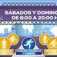 El Ayuntamiento de La Laguna habilita la Avenida Los Majuelos para la actividad deportiva y de paseo